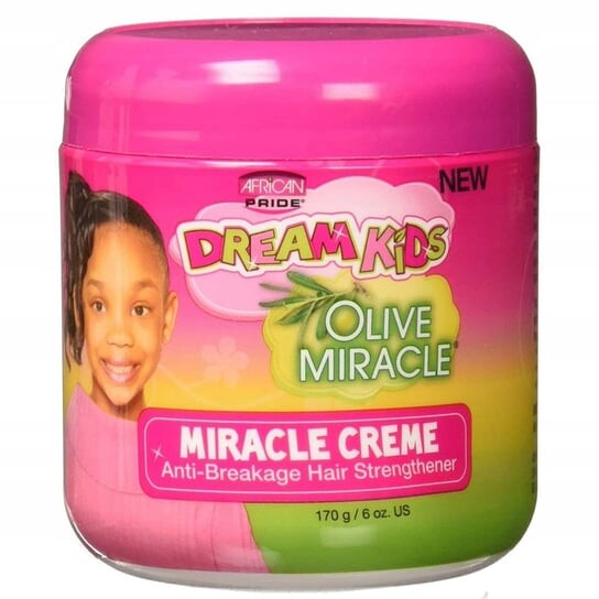 Укрепитель для волос против ломкости, кондиционер для волос, 170 г African Pride, Dream Kids Miracle Creme
Укрепитель для волос против ломкости, кондиционер для волос, 170 г African Pride, Dream Kids Miracle Creme