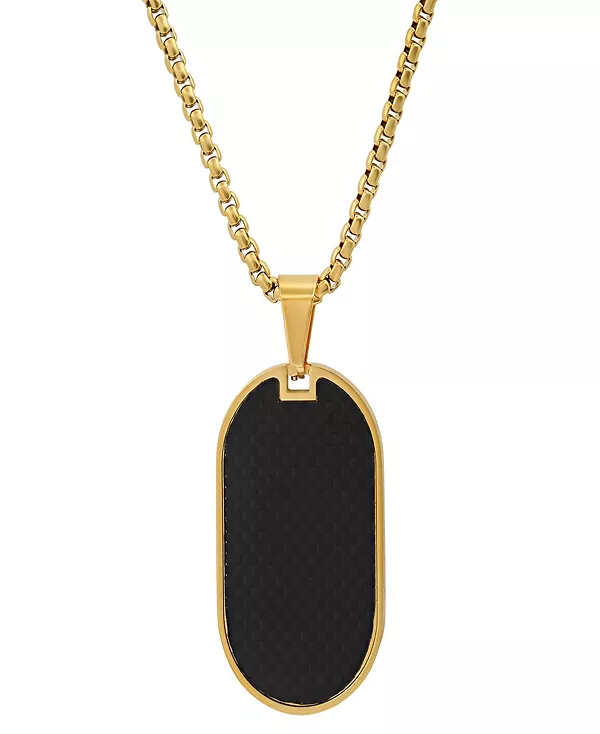 Мужское ожерелье с кулоном в виде армейского жетона из углеродного волокна Steeltime, gold
Мужское ожерелье с кулоном в виде армейского жетона из углеродного волокна Steeltime, gold