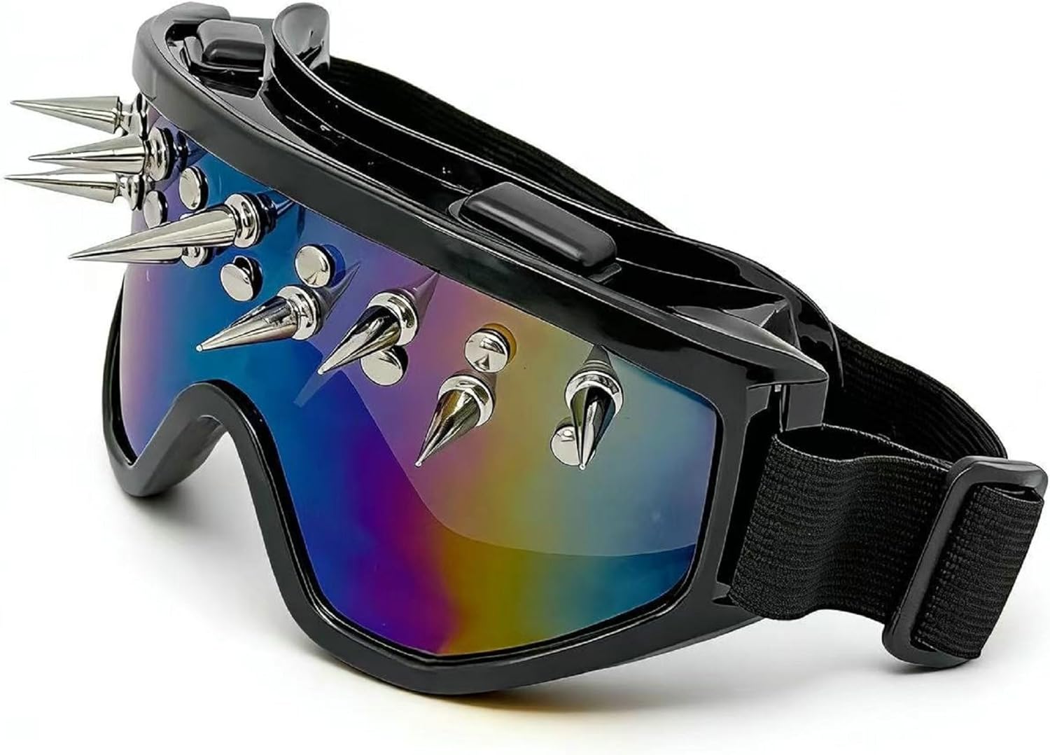 Панк-очки с шипами, зеркальные солнцезащитные очки для мужчин и женщин, защита от УФ-излучения UV400, ветрозащитные очки для музыкальных фестивалей и косплея mincl, Multicolor
Панк-очки с шипами, зеркальные солнцезащитные очки для мужчин и женщин, защита от УФ-излучения UV400, ветрозащитные очки для музыкальных фестивалей и косплея mincl, Multicolor