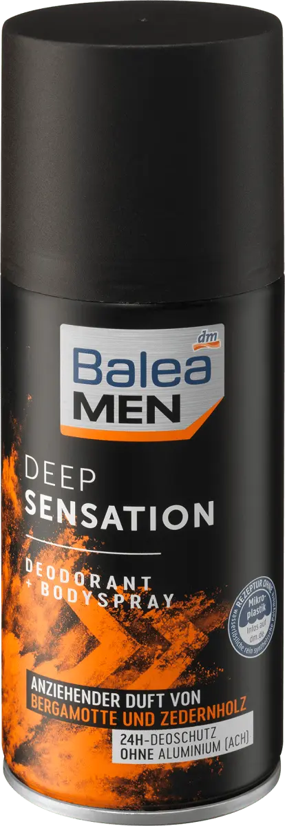 Дезодорант-спрей для тела Deep Sensation 150 мл Balea
Дезодорант-спрей для тела Deep Sensation 150 мл Balea
