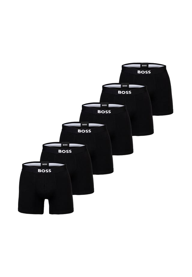 Боксеры 6 пар в упаковке - трусы-боксеры с одним хлопковым эластичным логотипом Boss, черный
Боксеры 6 пар в упаковке - трусы-боксеры с одним хлопковым эластичным логотипом Boss, черный