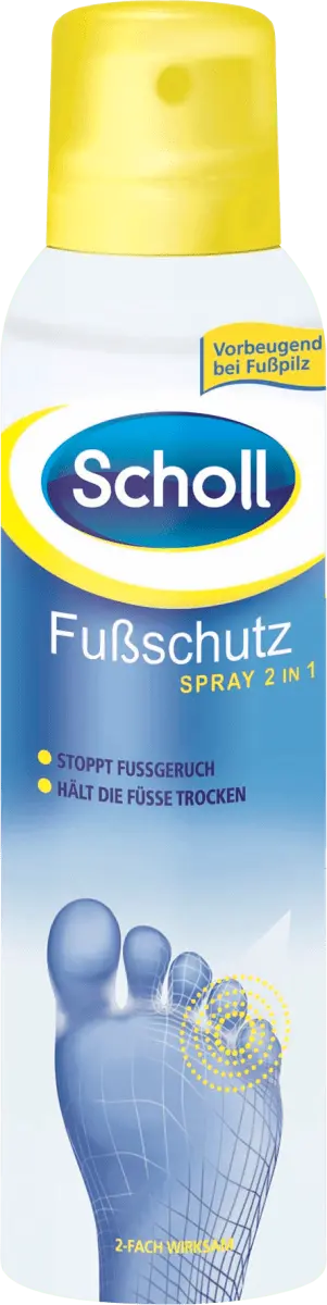 Спрей для защиты ног 2в1 150мл Scholl
Спрей для защиты ног 2в1 150мл Scholl