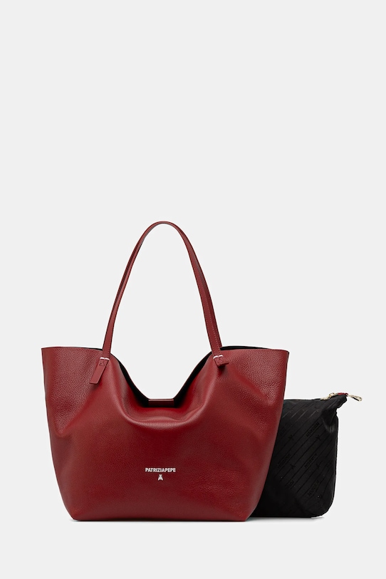 Кожаная сумка Patrizia Pepe, красный
Кожаная сумка Patrizia Pepe, красный