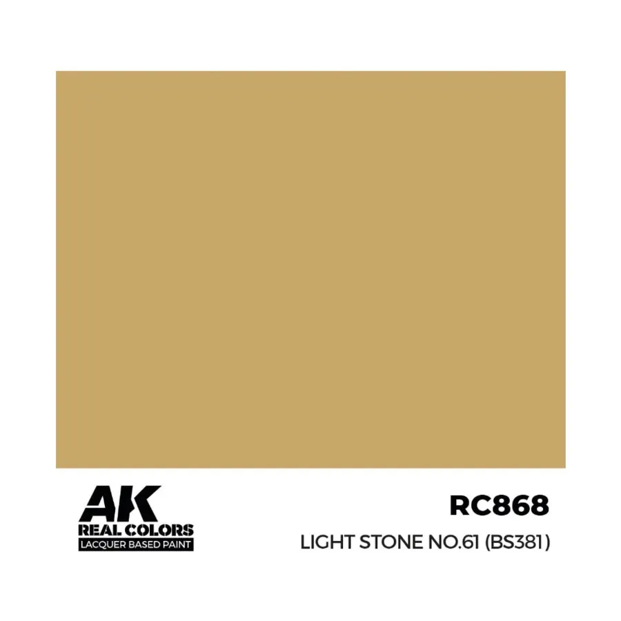 Светлый камень №61 (BS381), Paint - Real Color, Dropper Bottles (AK-Interactive) 
Светлый камень №61 (BS381), Paint - Real Color, Dropper Bottles (AK-Interactive)