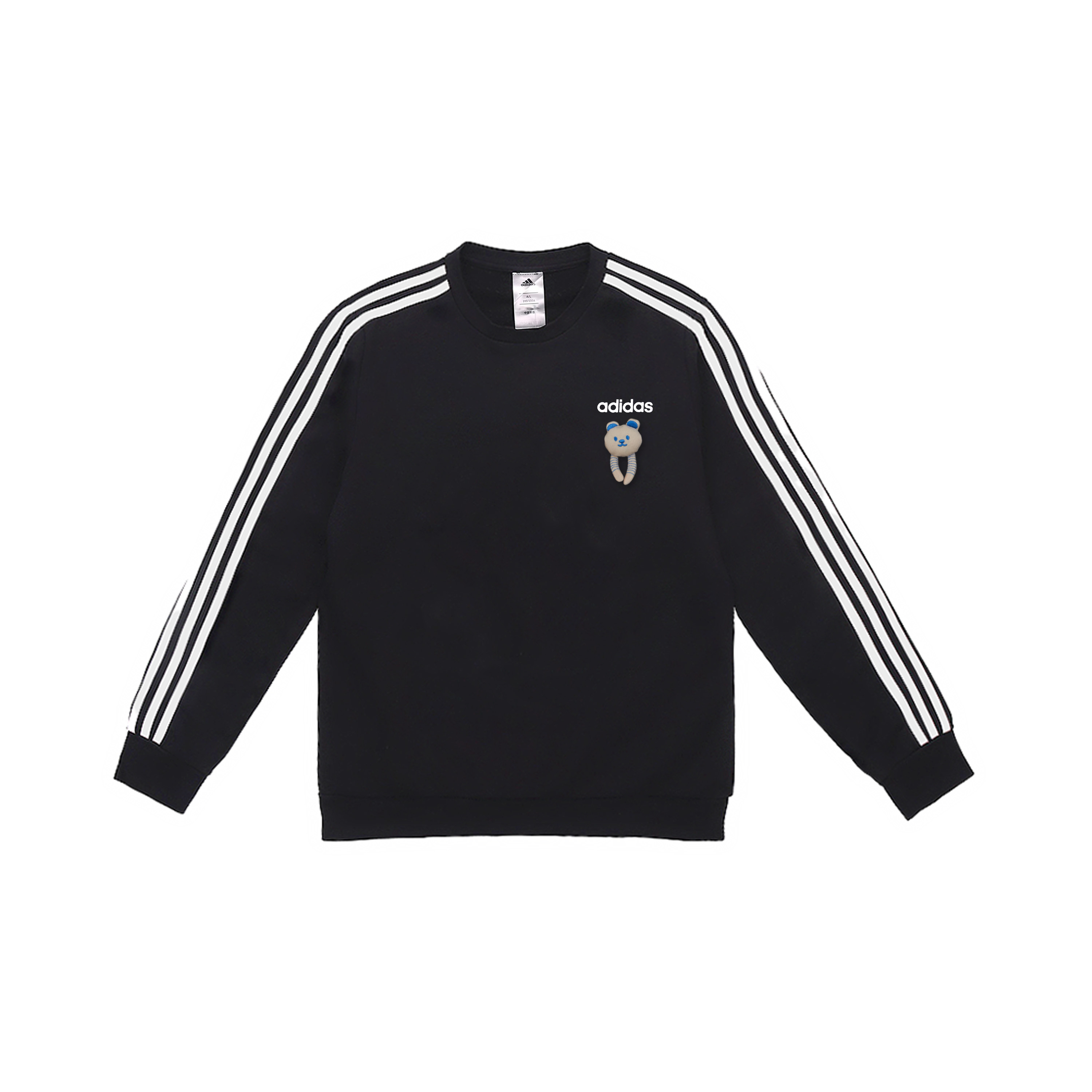 Свитшот мужской с 3 полосками Adidas, черный
Свитшот мужской с 3 полосками Adidas, черный