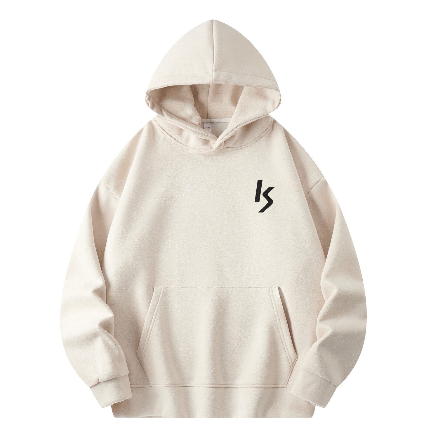 Толстовка унисекс KS, Белый, на флисовой подкладке 
Толстовка унисекс KS, Белый, на флисовой подкладке