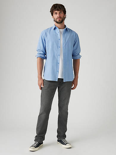 502 Taper Fit Linen+ Denim мужские джинсы Levi's, цвет Slicked Back - Black
502 Taper Fit Linen+ Denim мужские джинсы Levi's, цвет Slicked Back - Black