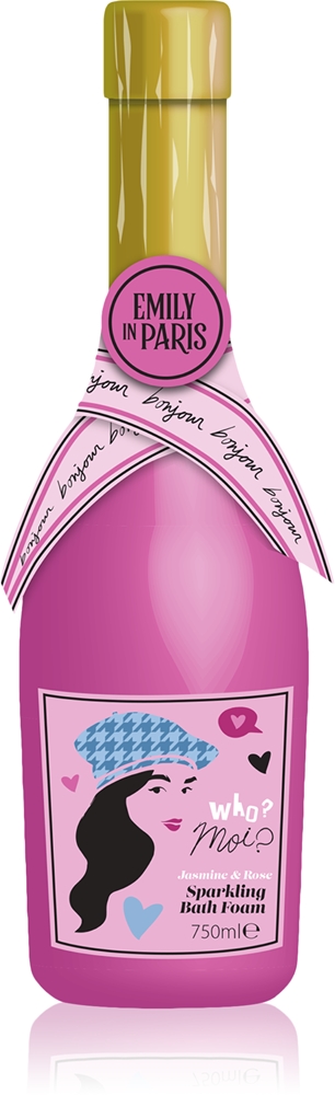 Пена для ванны с жасмином и розой Emily In Paris, 750 мл
Пена для ванны с жасмином и розой Emily In Paris, 750 мл