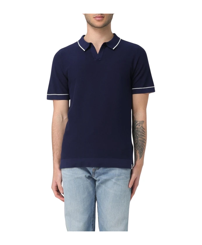 Вязаная рубашка-поло с короткими рукавами Peuterey, синий
Вязаная рубашка-поло с короткими рукавами Peuterey, синий