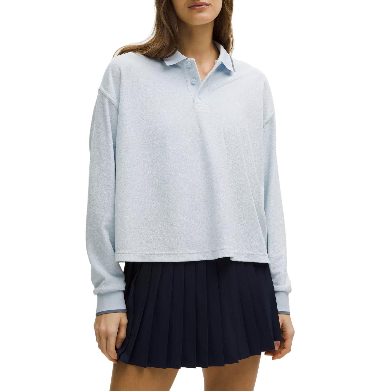 Расслабленная футболка-поло женская Lululemon, сине-серый
Расслабленная футболка-поло женская Lululemon, сине-серый