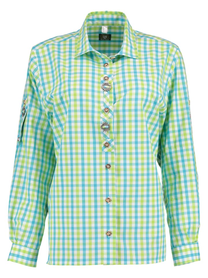 Традиционная блузка Volima бирюзового цвета OS-Trachten
Традиционная блузка Volima бирюзового цвета OS-Trachten