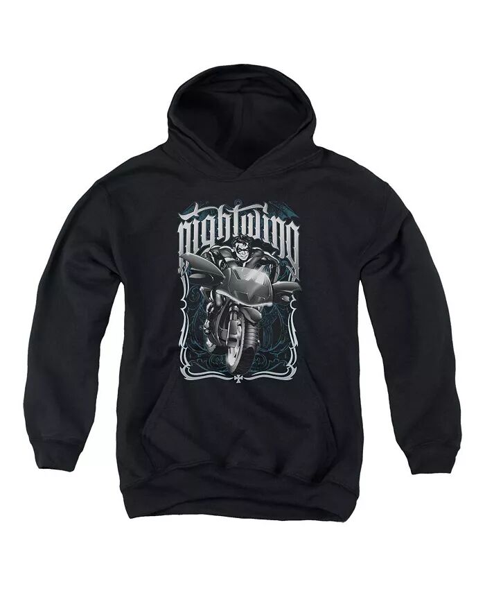 Мальчики Молодежь Nightwing Байкер Pull Over Hoodie / Толстовка с капюшоном Batman, черный
Мальчики Молодежь Nightwing Байкер Pull Over Hoodie / Толстовка с капюшоном Batman, черный