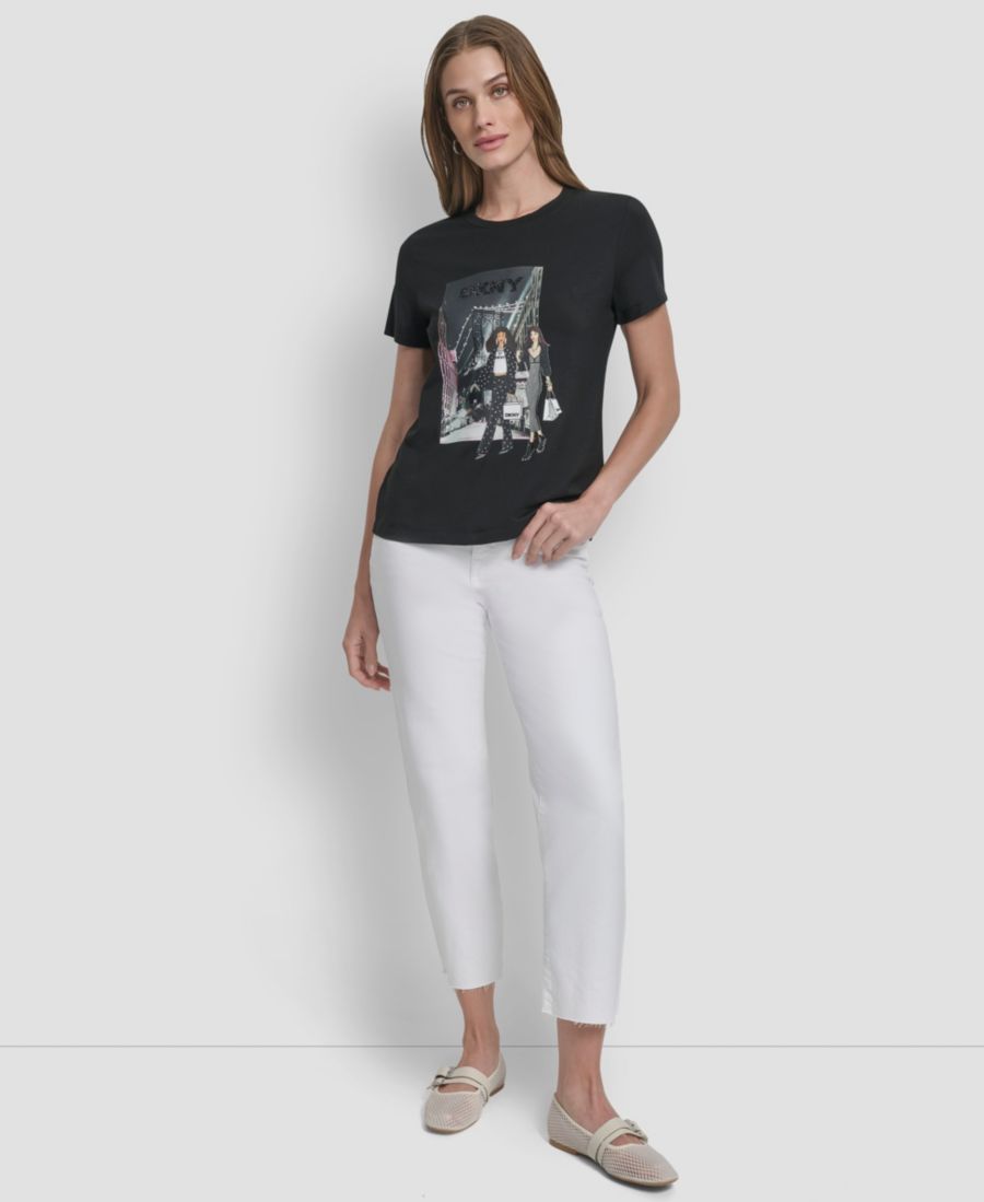 Женская футболка с коротким рукавом Девочки в мультфильме Дамбо DKNY, Black, Черный, Женская футболка с коротким рукавом Девочки в мультфильме Дамбо DKNY, Black
Женская футболка с коротким рукавом Девочки в мультфильме Дамбо DKNY, Black, Черный, Женская футболка с коротким рукавом Девочки в мультфильме Дамбо DKNY, Black