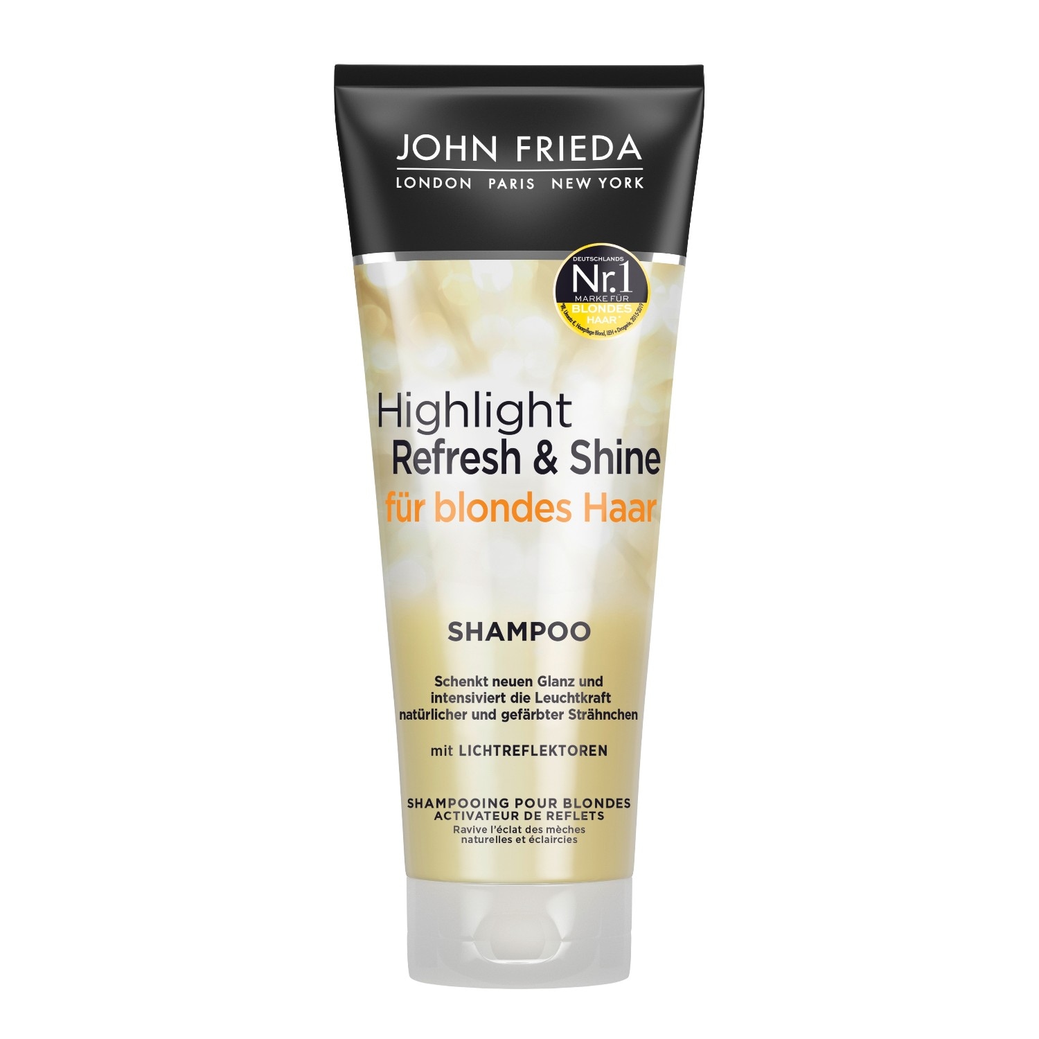 Шампунь highlight refresh & shine für blondes haar John Frieda, объем 250 мл
Шампунь highlight refresh & shine für blondes haar John Frieda, объем 250 мл