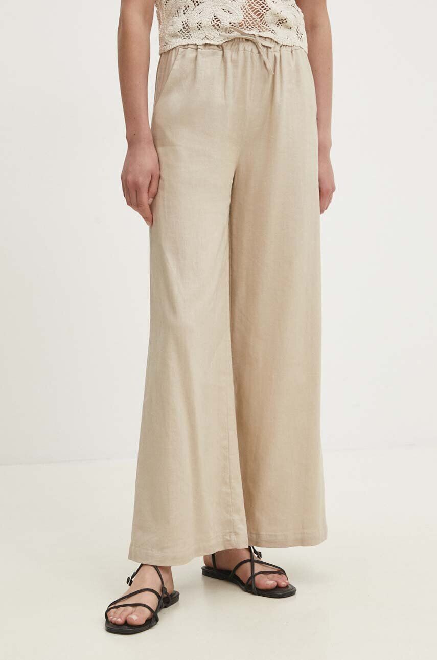 Льняные брюки Answear Lab, бежевый
Льняные брюки Answear Lab, бежевый