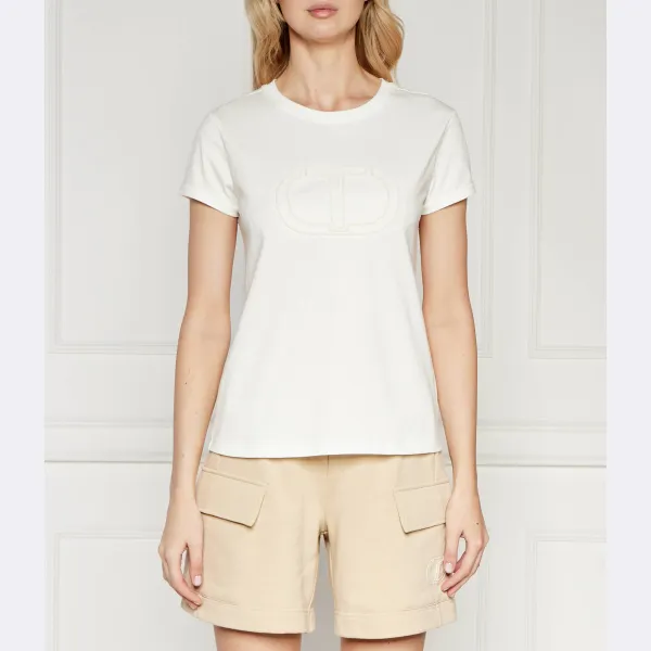 Футболка стандартного кроя Twin-Set, белый
Футболка стандартного кроя Twin-Set, белый