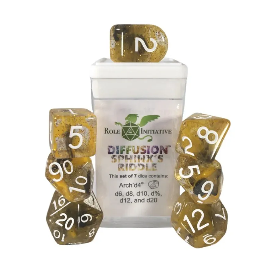 Набор диффузионных полигонов — Загадка Сфинкса (7), Class & Creature Dice - Poly Sets
Набор диффузионных полигонов — Загадка Сфинкса (7), Class & Creature Dice - Poly Sets