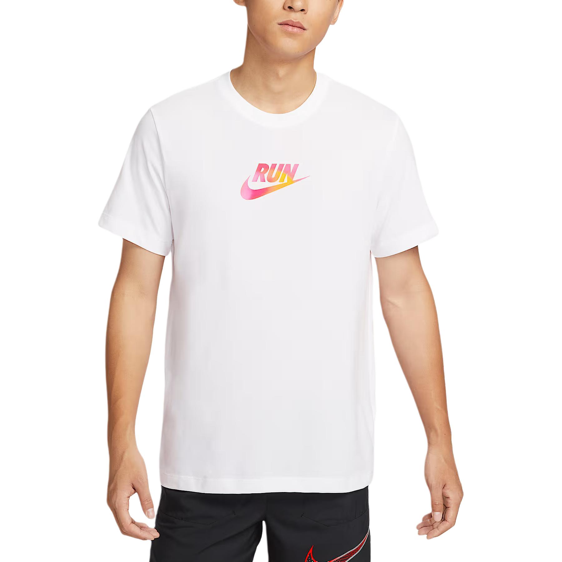 Футболка для бега Dri Fit мужская Nike, белый
Футболка для бега Dri Fit мужская Nike, белый