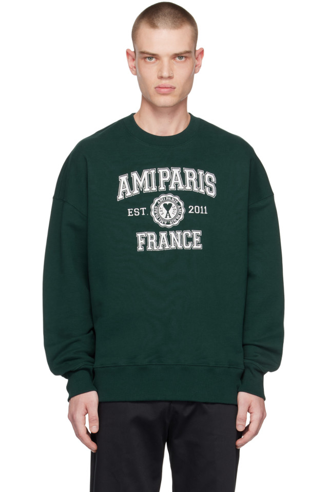 эксклюзивный зеленый свитшот 'ami paris france' от Ssense Ami Paris, цвет dark cedar
эксклюзивный зеленый свитшот 'ami paris france' от Ssense Ami Paris, цвет dark cedar
