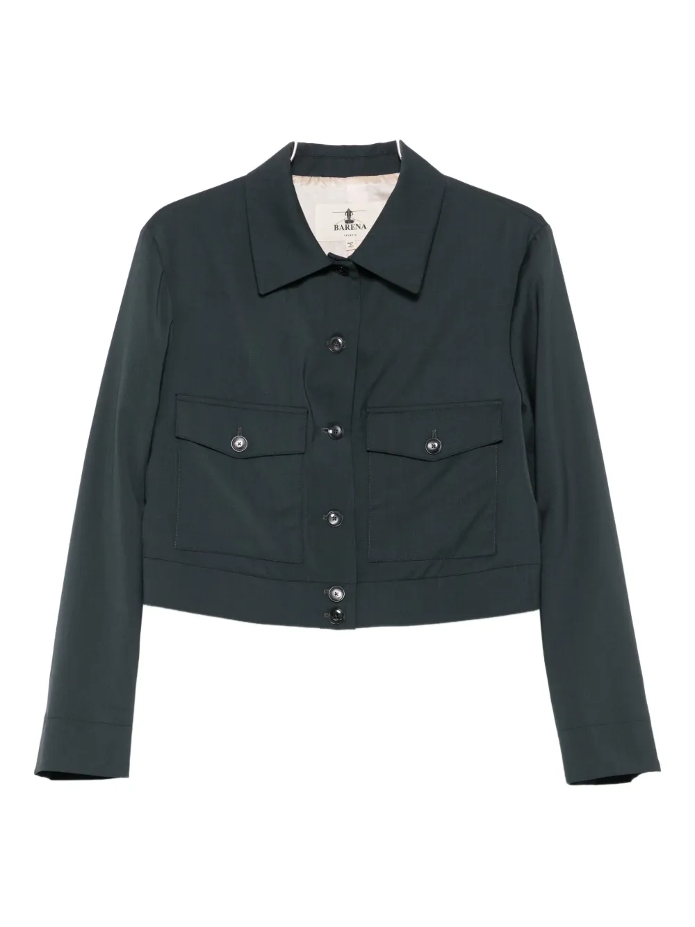 Куртка с застежкой на пуговицы и карманом-клапаном Barena, серый
Куртка с застежкой на пуговицы и карманом-клапаном Barena, серый