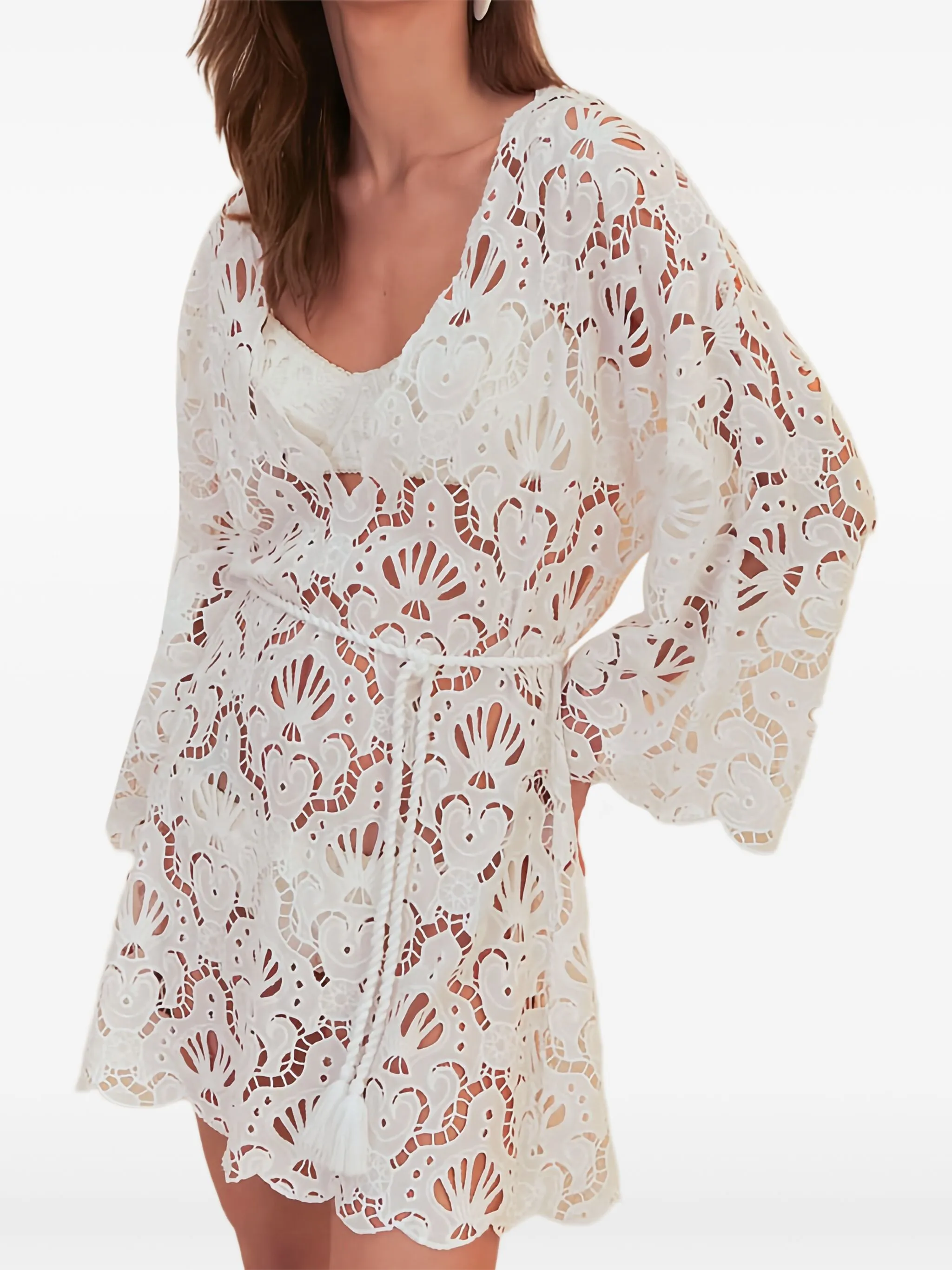 Платье мини с принтом Farm Rio, белый
Платье мини с принтом Farm Rio, белый