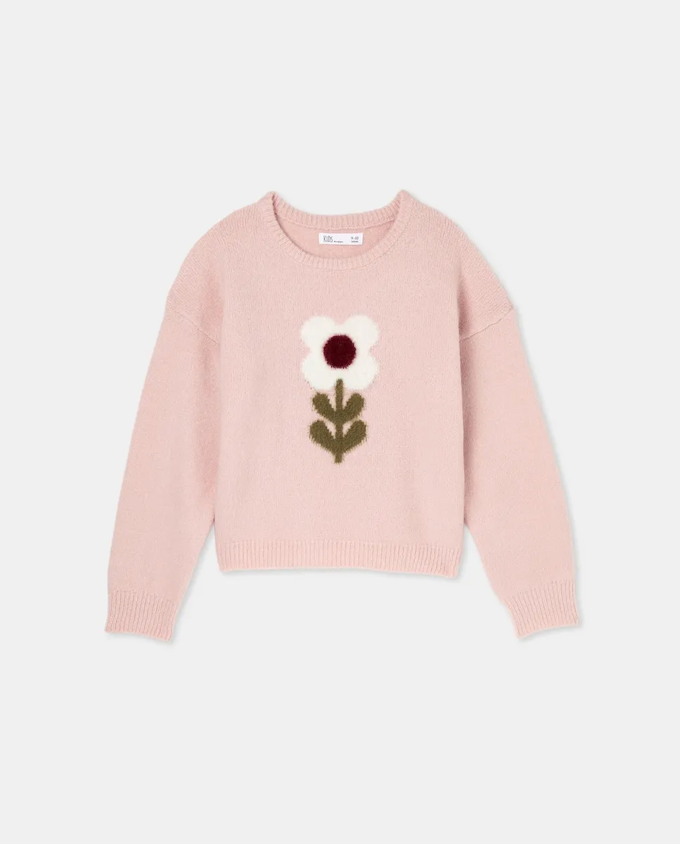 Свитер с фантазийным интарсия узором по всей поверхности с мягким ворсом для девочки Kids El Corte Inglés, розовый
Свитер с фантазийным интарсия узором по всей поверхности с мягким ворсом для девочки Kids El Corte Inglés, розовый