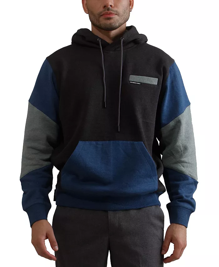 Дрю худи с цветными блоками для мужчин Members Only, серый
Дрю худи с цветными блоками для мужчин Members Only, серый