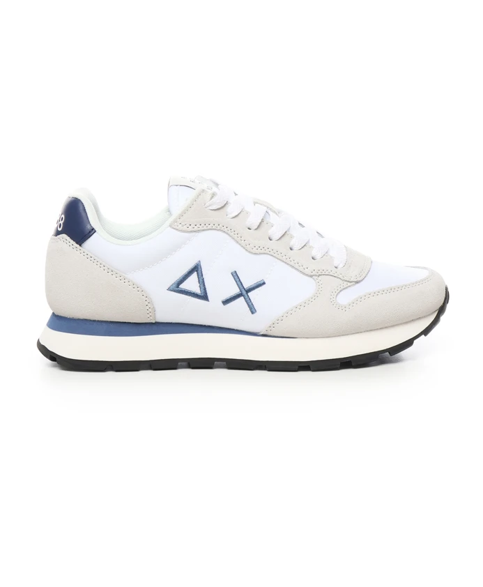 Бело-Синие кроссовки с боковым логотипом Sun68, белый
Бело-Синие кроссовки с боковым логотипом Sun68, белый