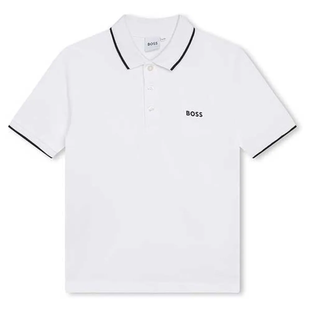 Поло с коротким рукавом BOSS J25P26, белый
Поло с коротким рукавом BOSS J25P26, белый