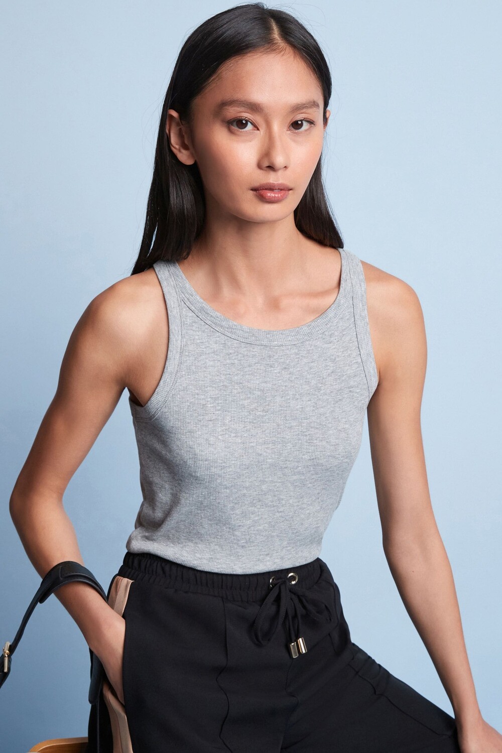 Футболка в рубчик в стиле боксера Next, серый
Футболка в рубчик в стиле боксера Next, серый