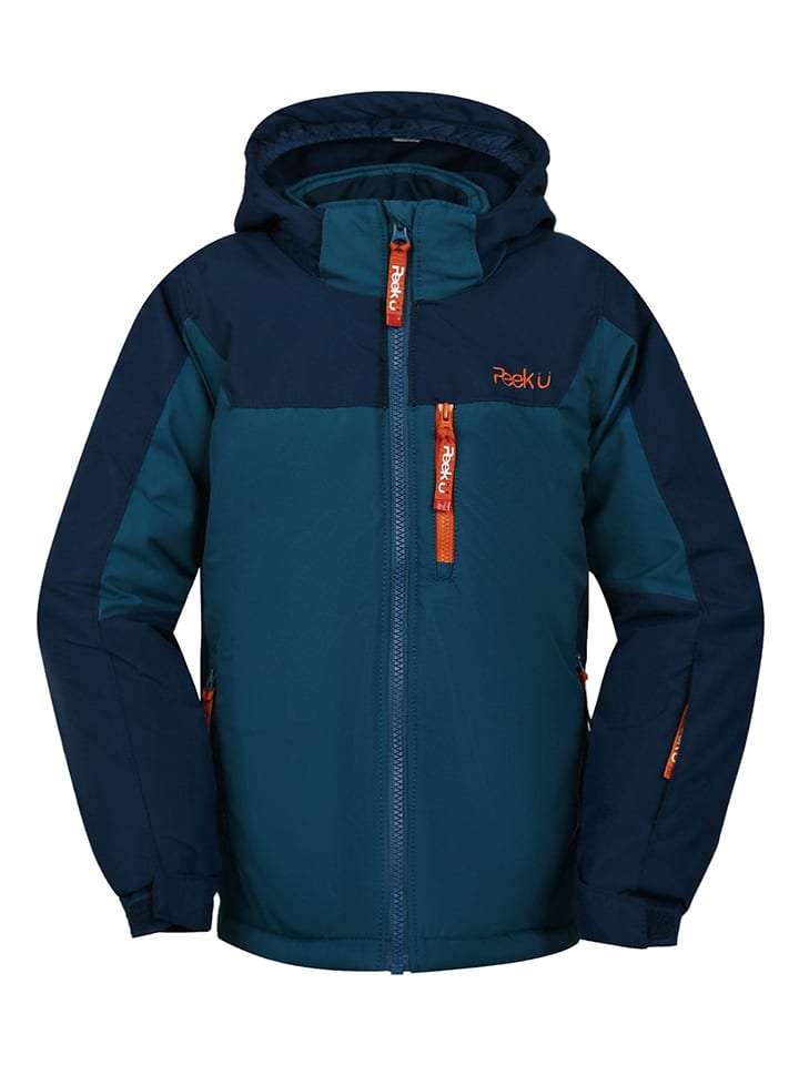 Peek U Горнолыжная/сноубордная куртка "Hawk" бирюзового/темно-синего цвета
Peek U Горнолыжная/сноубордная куртка "Hawk" бирюзового/темно-синего цвета