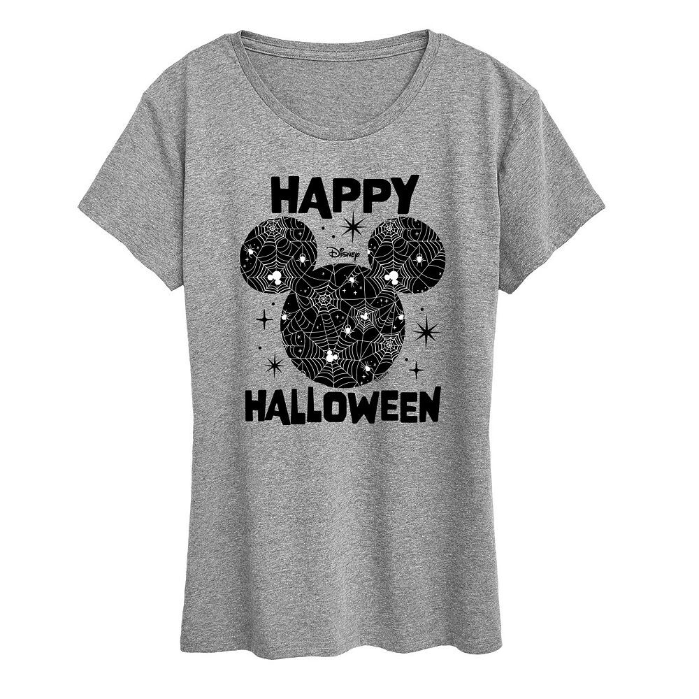 Женская футболка Disney's Mickey Mouse с рисунком паутины Happy Halloween, цвет Heather Gray
Женская футболка Disney's Mickey Mouse с рисунком паутины Happy Halloween, цвет Heather Gray