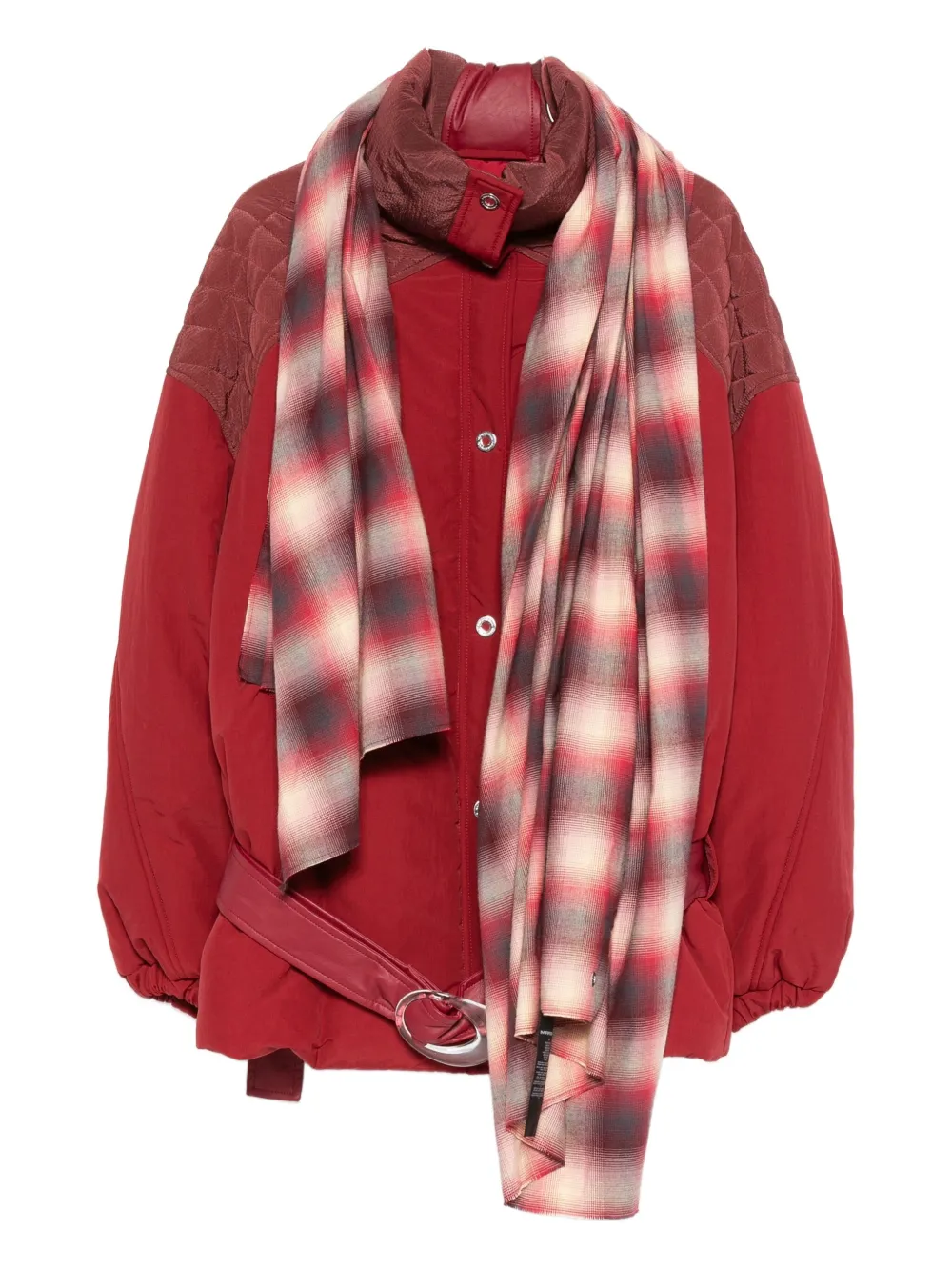 Стеганая куртка с поясом Marbell, красный
Стеганая куртка с поясом Marbell, красный