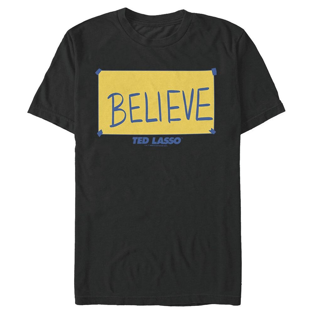 Мужская футболка с рисунком Ted Lasso Believe Sign Licensed Character, черный
Мужская футболка с рисунком Ted Lasso Believe Sign Licensed Character, черный