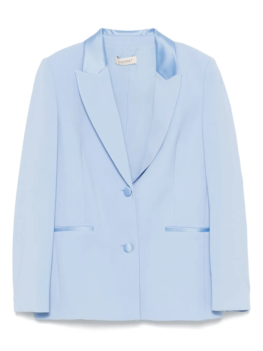 Пиджак с атласной окантовкой TWINSET Kids, синий
Пиджак с атласной окантовкой TWINSET Kids, синий