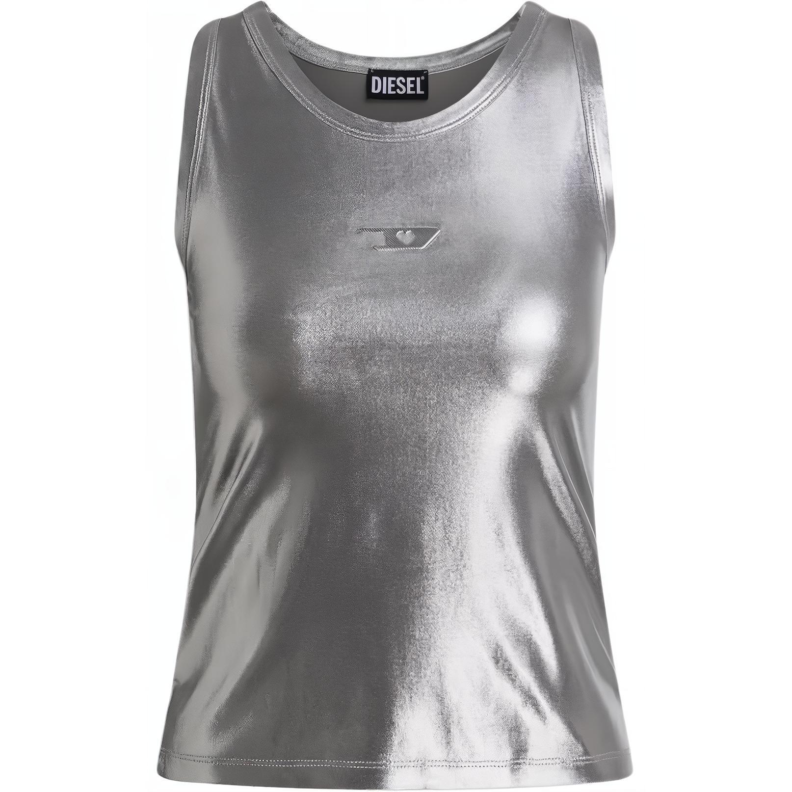 Футболка женская DIESEL, серебро
Футболка женская DIESEL, серебро