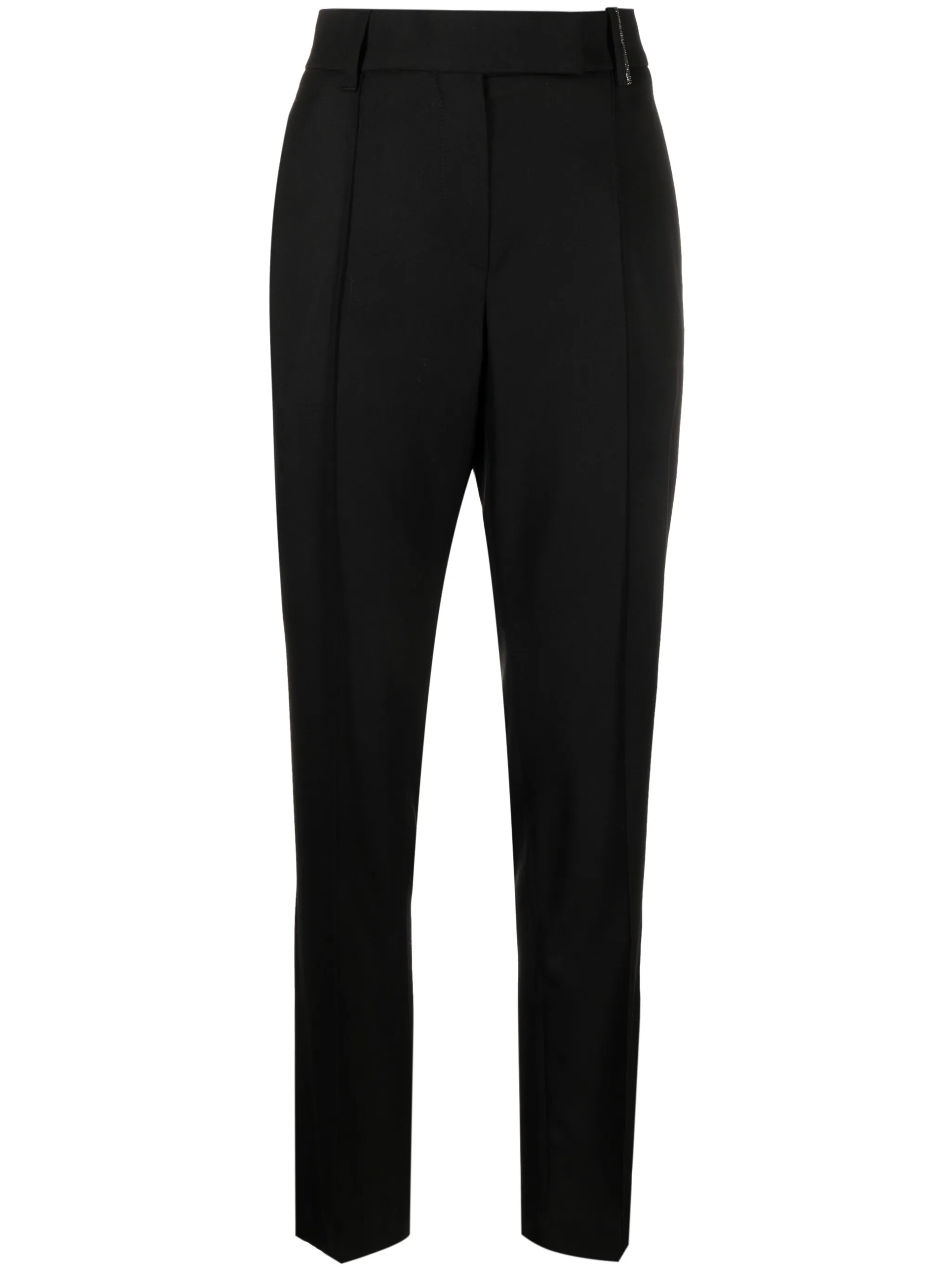 Брюки строгого кроя с эффектом металлик Brunello Cucinelli, черный
Брюки строгого кроя с эффектом металлик Brunello Cucinelli, черный