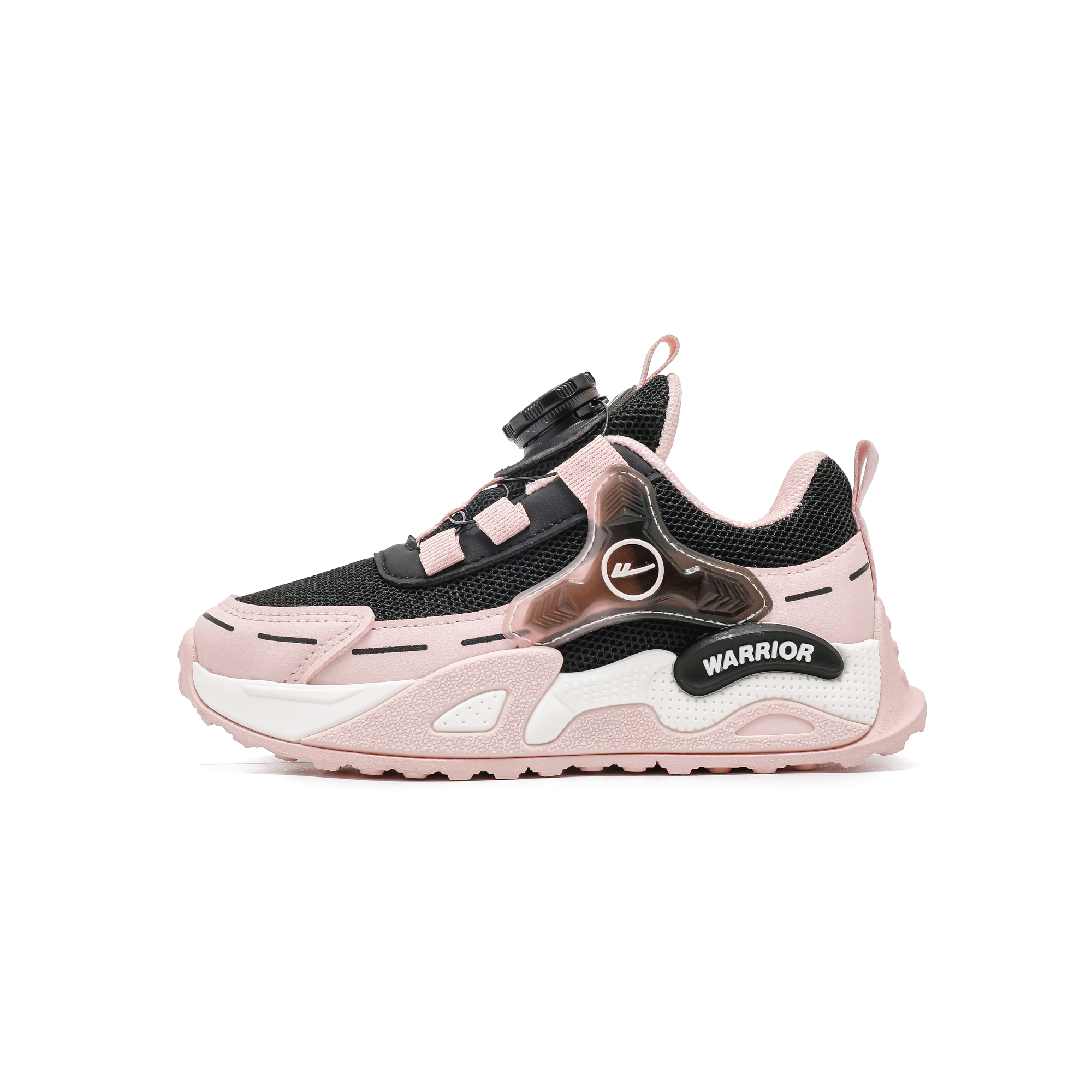 Детские повседневные кроссовки на низкой подошве из искусственной кожи Slip Resistant Abrasion Resistant WARRIOR, черный/розовый
Детские повседневные кроссовки на низкой подошве из искусственной кожи Slip Resistant Abrasion Resistant WARRIOR, черный/розовый