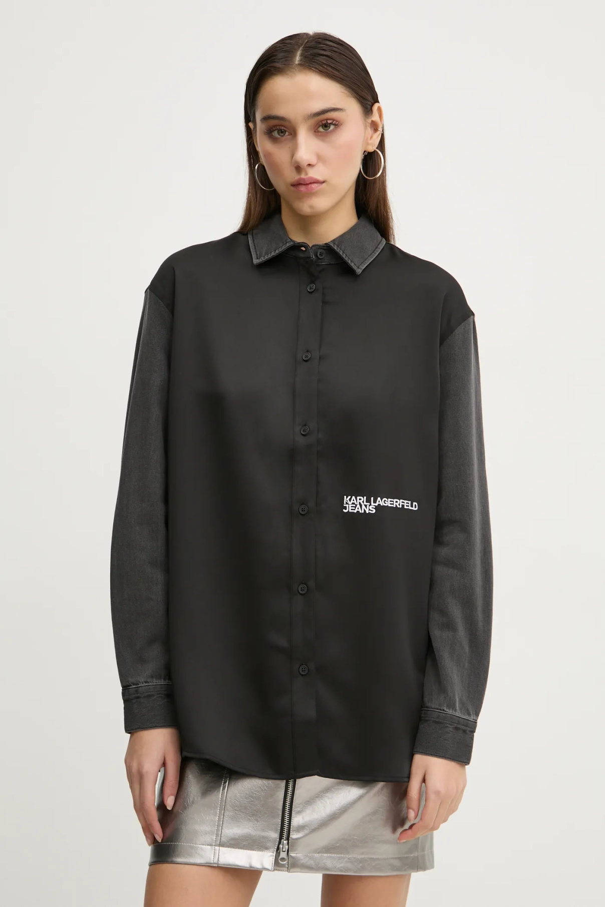 Рубашка Karl Lagerfeld Jeans, черный
Рубашка Karl Lagerfeld Jeans, черный