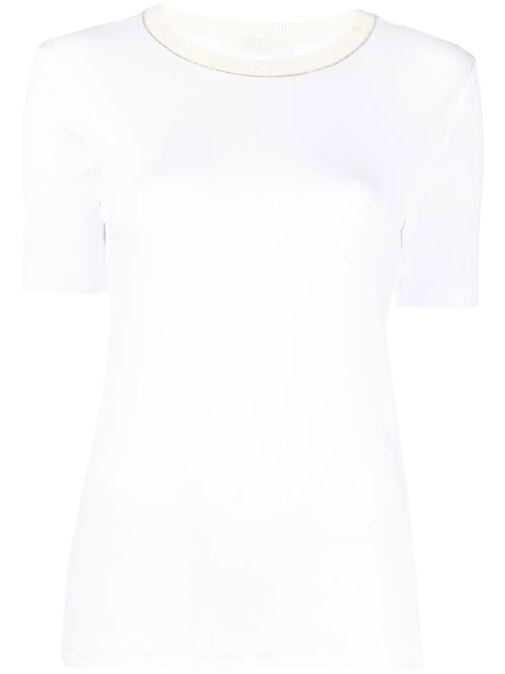 Трикотажный топ с блестками Fabiana Filippi, белый
Трикотажный топ с блестками Fabiana Filippi, белый