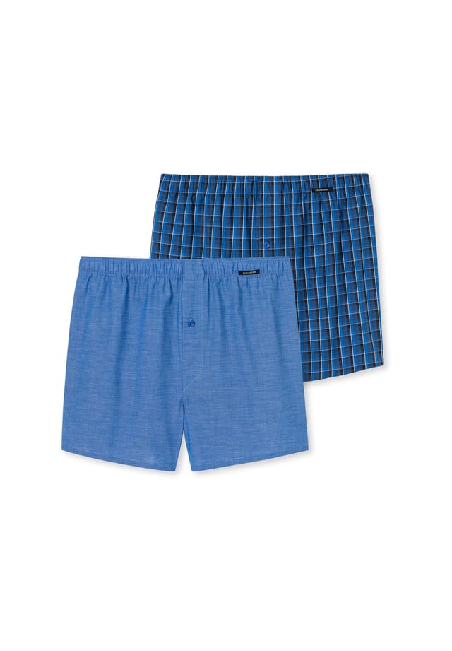 Трусы-Боксеры Web 2 шт. в упаковке - хлопковые трусы Schiesser, синий
Трусы-Боксеры Web 2 шт. в упаковке - хлопковые трусы Schiesser, синий