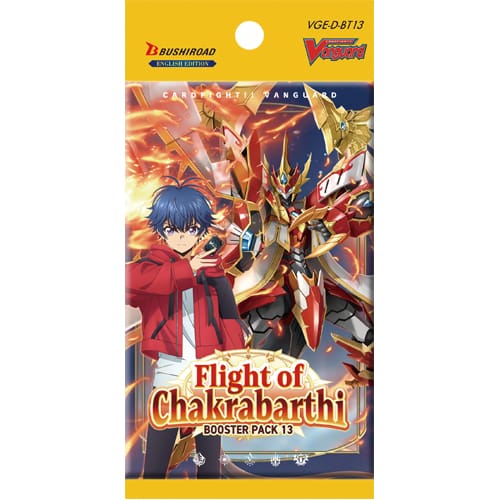 Карточная игра Cardfight!! Vanguard: Booster Pack 13 – Flight Of Chakrabarthi Bushiroad
Карточная игра Cardfight!! Vanguard: Booster Pack 13 – Flight Of Chakrabarthi Bushiroad