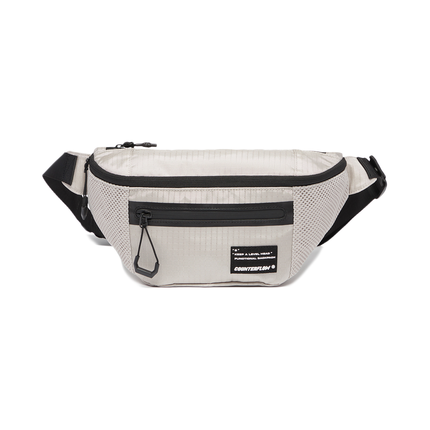 Лининг поясная сумка из полиамида Regular унисекс серая 
Лининг поясная сумка из полиамида Regular унисекс серая