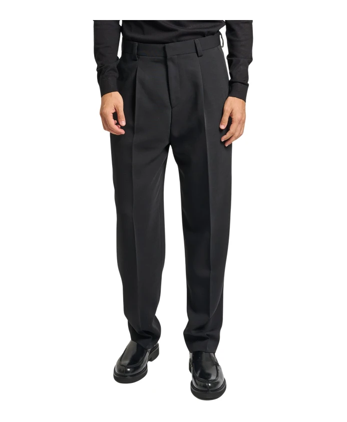 Черные классические мужские брюки, красная линия Hugo, черный
Черные классические мужские брюки, красная линия Hugo, черный