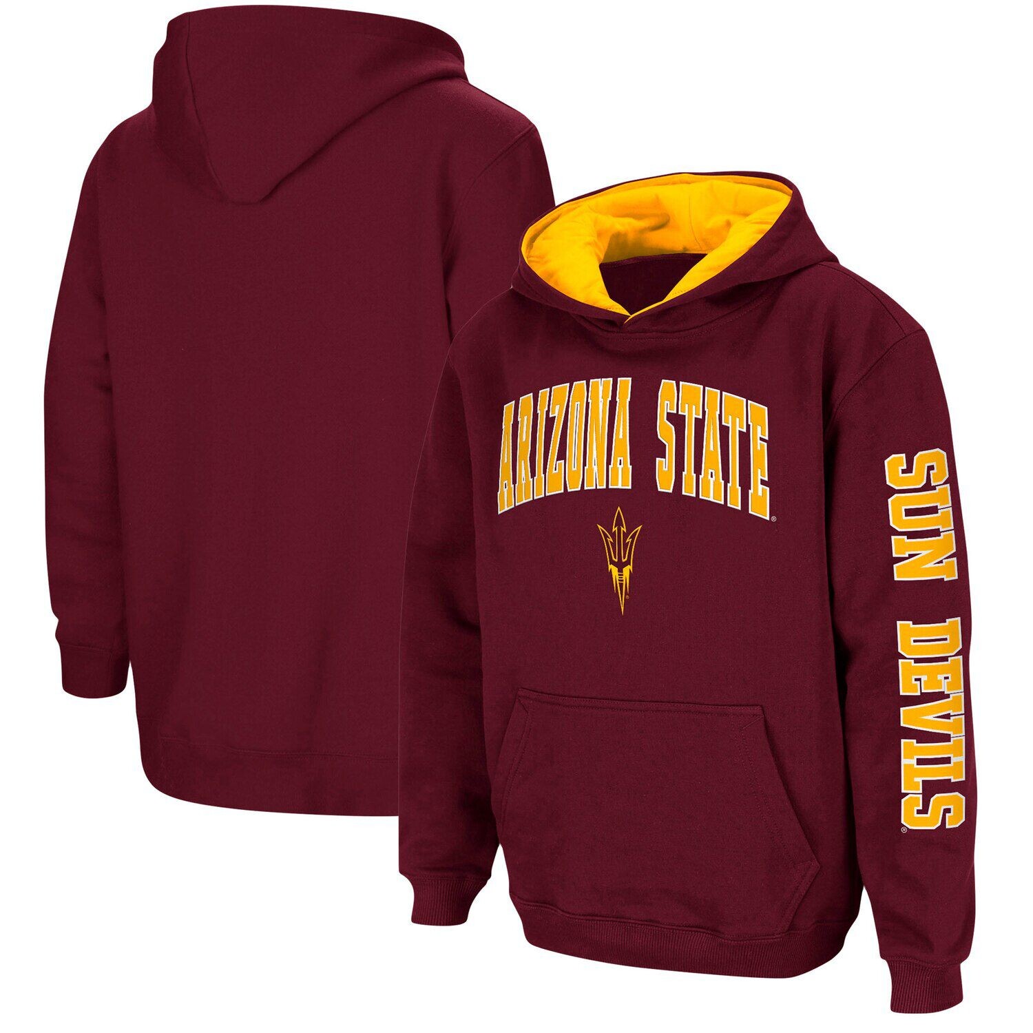 Пуловер с капюшоном Youth Colosseum Maroon Arizona State Sun Devils 2-Hit Team Colosseum
Пуловер с капюшоном Youth Colosseum Maroon Arizona State Sun Devils 2-Hit Team Colosseum