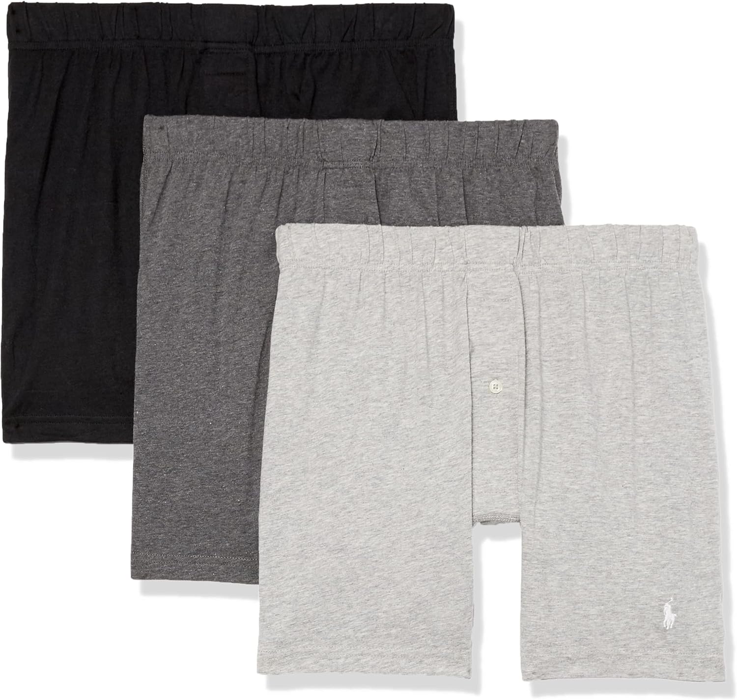 POLO RALPH LAUREN мужские боксеры Classic Fit Stretch Support Knit, 3 шт, Andover Heather/White, Charcoal Heather/White, Black/White - 3 Pack
POLO RALPH LAUREN мужские боксеры Classic Fit Stretch Support Knit, 3 шт, Andover Heather/White, Charcoal Heather/White, Black/White - 3 Pack