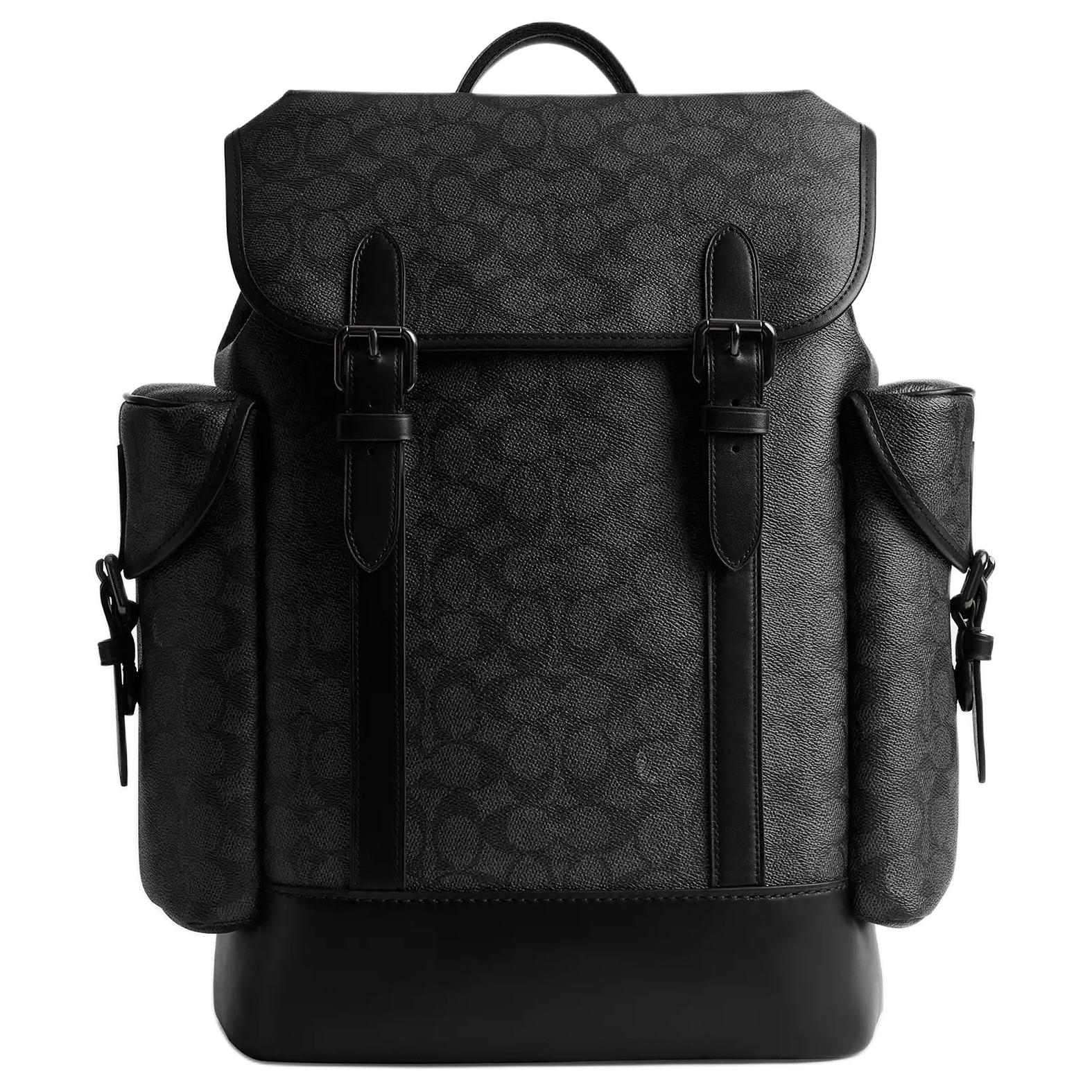 COACH Кожаный рюкзак с холщовым покрытием большого размера мужской угольный
COACH Кожаный рюкзак с холщовым покрытием большого размера мужской угольный