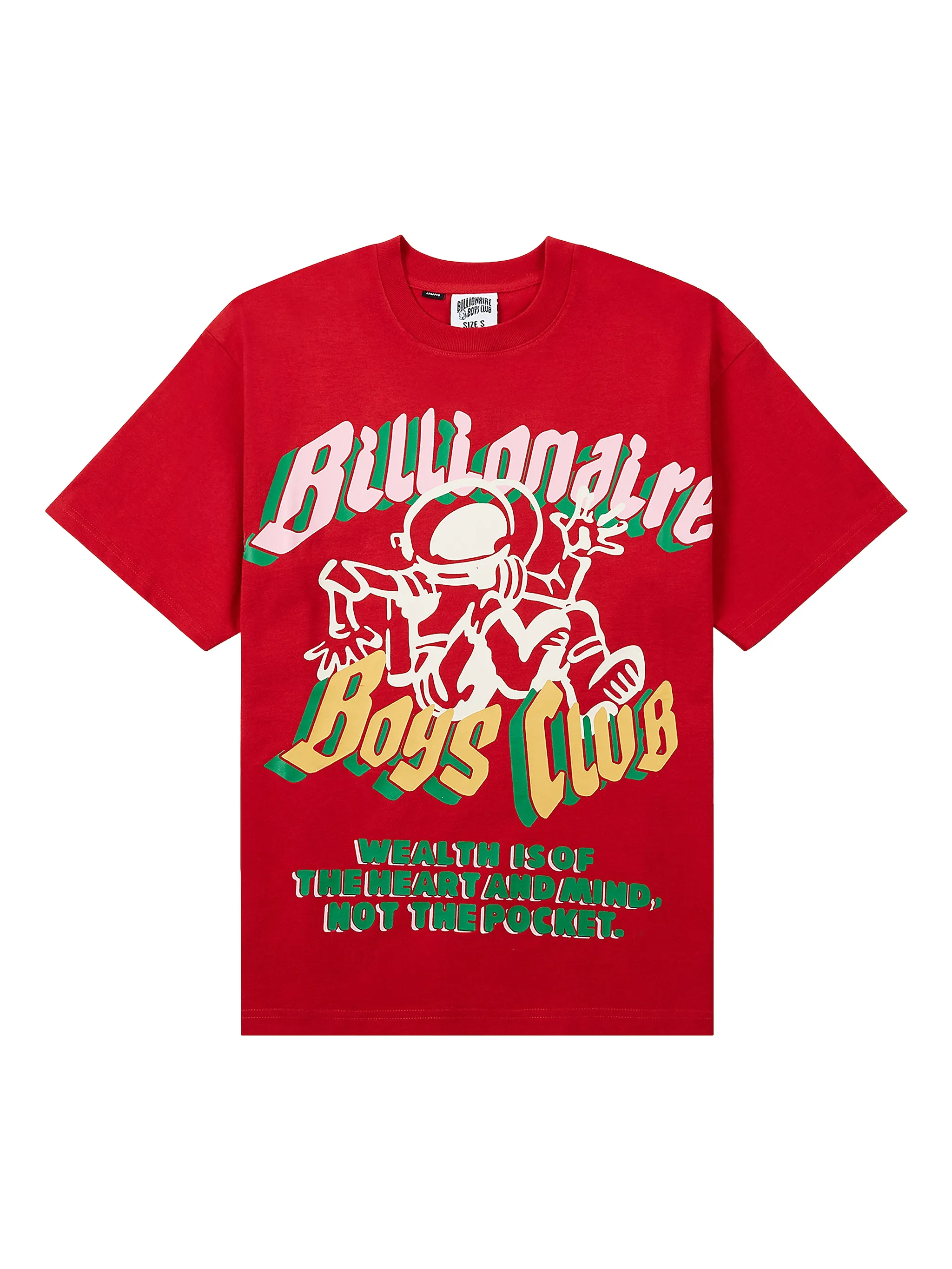 Футболка с круглым вырезом Dancetronaut Billionaire Boys Club, красный
Футболка с круглым вырезом Dancetronaut Billionaire Boys Club, красный