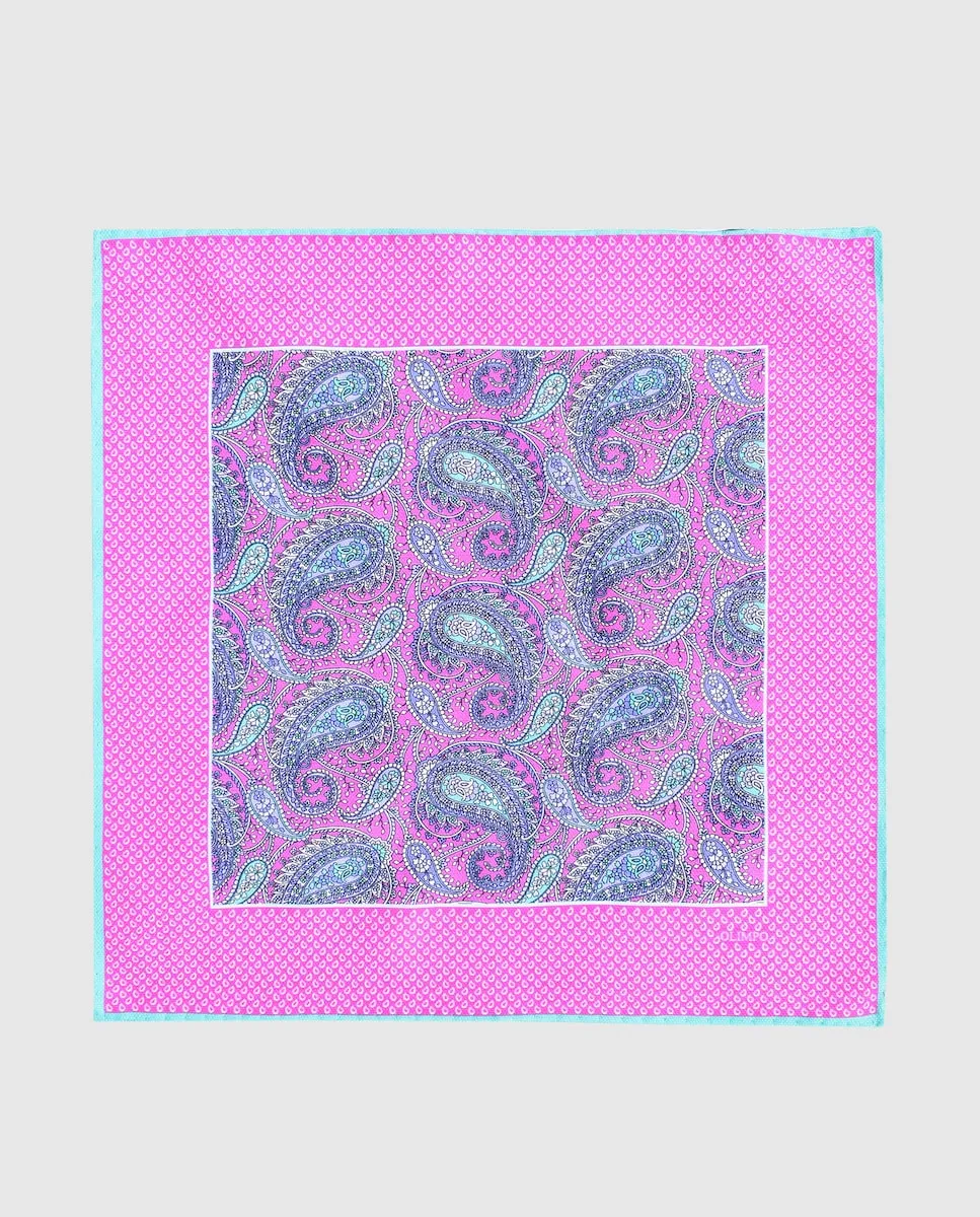 Розовый шелковый шарф в сочетании с принтом Olimpo, розовый
Розовый шелковый шарф в сочетании с принтом Olimpo, розовый