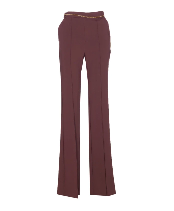 Легкие креповые брюки с декоративной цепочкой Elisabetta Franchi, красный
Легкие креповые брюки с декоративной цепочкой Elisabetta Franchi, красный